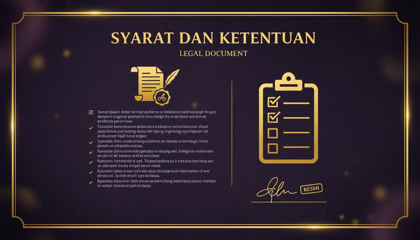 Syarat dan Ketentuan - AGEN TOTO PLAY